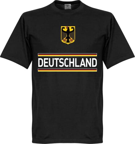 Duitsland Team T-Shirt - Zwart  - M