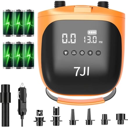 Dailygoods - Elektrische Luchtpomp tot 20 PSI voor Opblaasbare Activiteiten