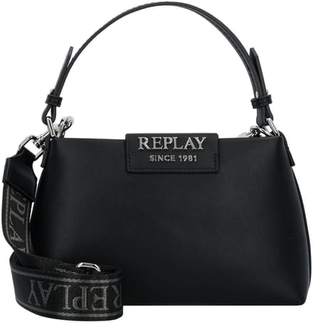 REPLAY handtas schoudertas Handbag Black zwart