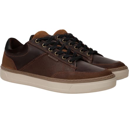 PS Poelman Sneakers - Heren - Bruin - Maat:41