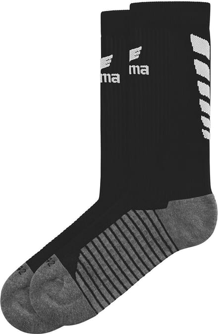 Erima Six Wings Trainingssokken - Zwart / Wit | Maat: 31-34