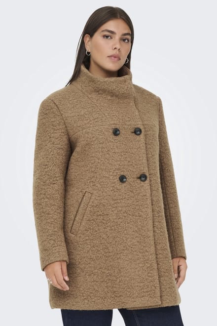 ONLY CARMAKOMA - CARNEWSOPHIA WOOL COAT OTW - Dames - Gewatteerde jassen