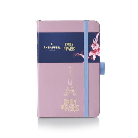 Notitieboek Sheaffer small EMILY IN PARIS 90gr Embossed Eiffel Tower Roze