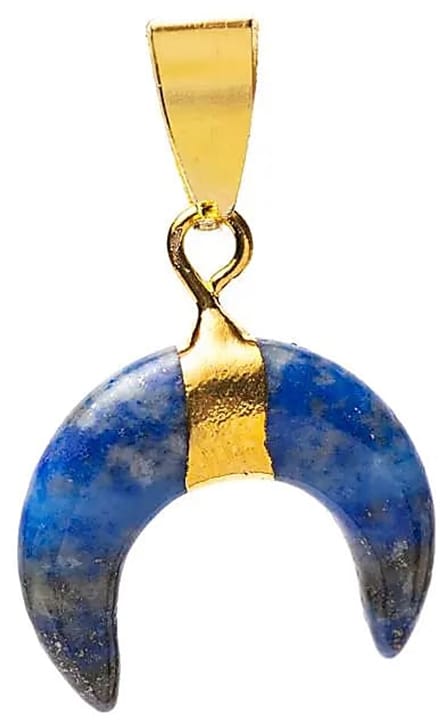 Hanger halve maan lapis lazuli