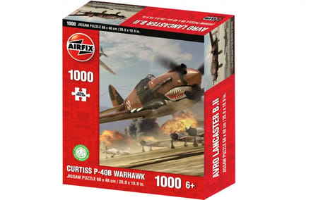 Curtiss P-40B Warhawk Puzzel 1000 Stukjes