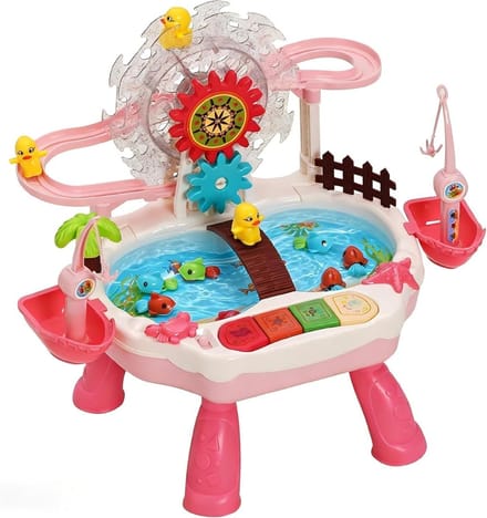 Elektrisch Vissenspel - Vangspel - Kinderspel - Automatisch Draaiend - 36 cm - Multicolor
