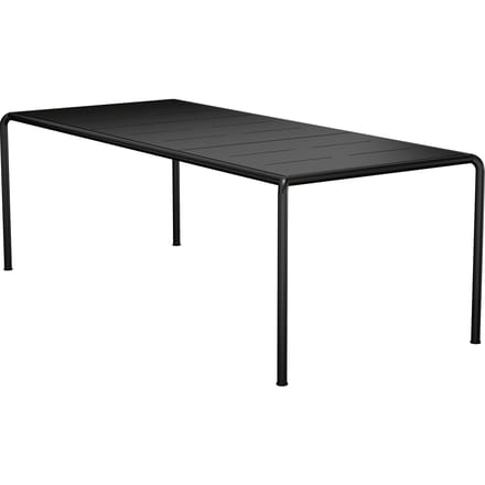 HOUE AVANTI eettafel 222 x 98 cm - zwart - zwart