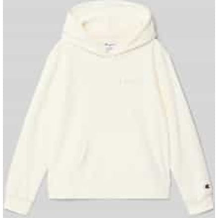 Hoodie van Katoenmix met Geborduurd label