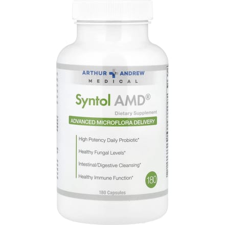 Syntol Amd, Verbeterde Levering van Microflora, 500Mg, 180 Capsules