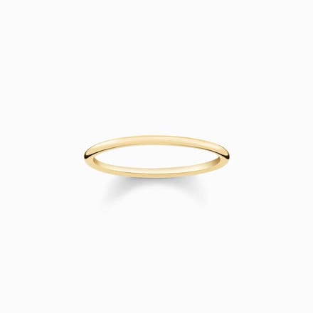 Thomas Sabo - TR2123-413-12-50 - Ring - Dames - 925er Zilver geel verguld - ringmaat 50