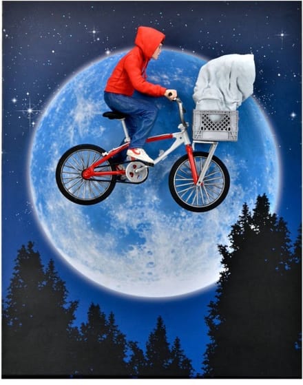 E.T. the Extra-Terrestrial: 40th Anniversary - Elliott and E.T. on Bicycle 7 inch Action Figure