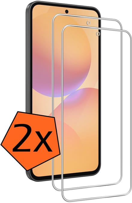 Screenprotector - 2 Stuks - Geschikt voor Samsung Galaxy A36 - Extra Sterk - Gehard Glas - Beschermglas - Tempered Glass - Screen Protector