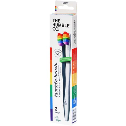 Tandenborstel Plant-Based - Sensitive - Zwart/Wit - Proud - 2 St. - 2