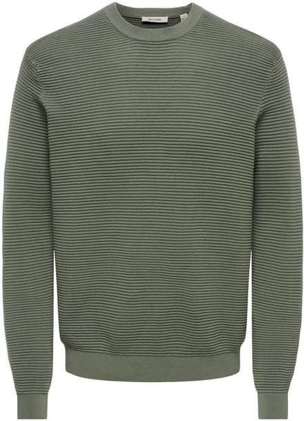 ONLY&SONS - ONSRON REG LS CREW NECK KNIT NOOS - Heren - Gebreide truien