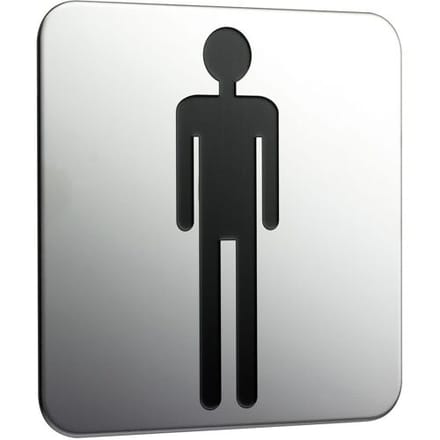 Emco system 2 door sign men 357600001