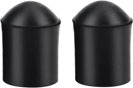 Cello eindpin tip cap set van 2, rubberen bescherming voor cello en contrabas eindpin, zwart