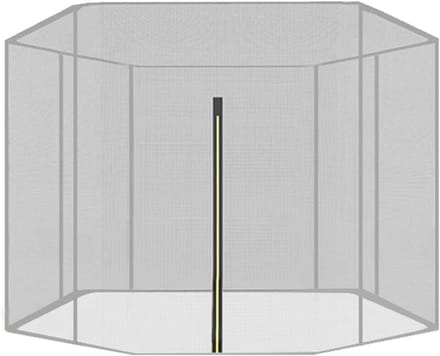Hoog Veiligheidsnet Trampoline Vervanging voor 8-polige Trampolines (13FT)