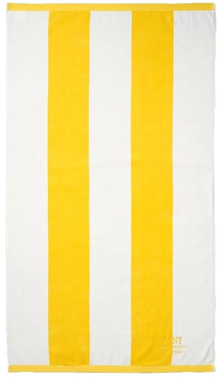 Gant 852014311 Handdoek Geel 100 x 180 cm