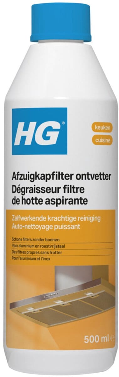 HG Afzuigkapfilter Ontvetter - 6 x 500 ml - Voordeelverpakking