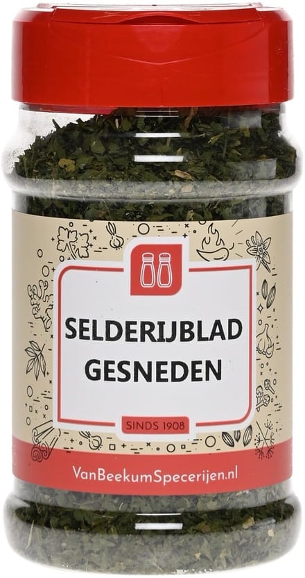 Van Beekum Specerijen - Selderijblad Gesneden - Strooibus 30 Gram