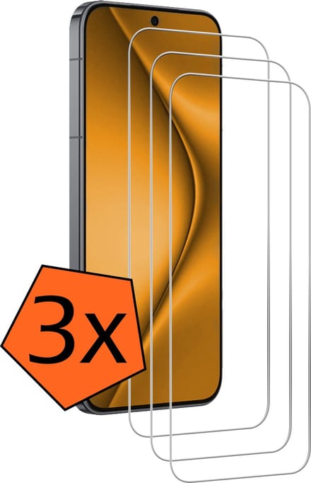 Screenprotector - 3 Stuks - Geschikt voor Huawei Pura 70 - Extra Sterk - Gehard Glas - Beschermglas - Tempered Glass - Screen Protector
