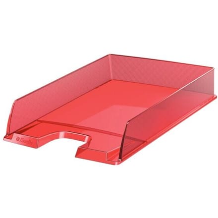 Esselte Letter tray Europost Solea Transparent Red