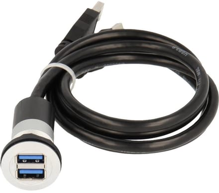 Schlegel Elektrokontakt RRJ_2USB3_150CM 2x USB 3.0-bus A - 2x USB 3.0-stekker A 1 stuk(s)