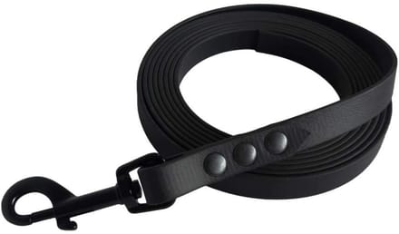 Sleeplijn - BioThane® - Zwart - 10 meter - 16mm