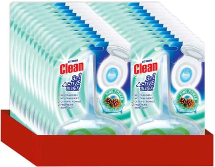 At Home Clean Active Pine Power Toiletblokken - 24 x 40 g