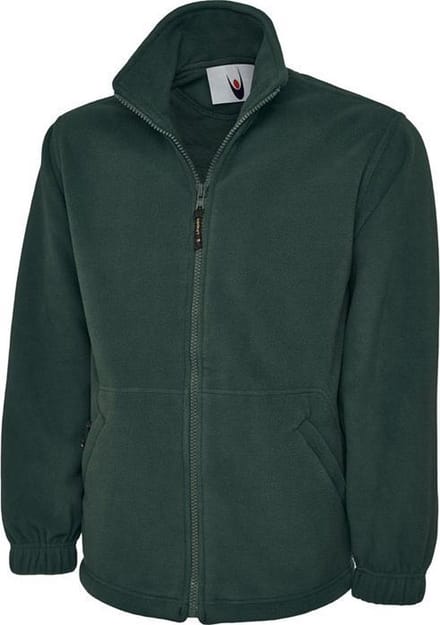 Uneek UC604 Classic Full Zip Micro Fleece Jacket XL Bottle green