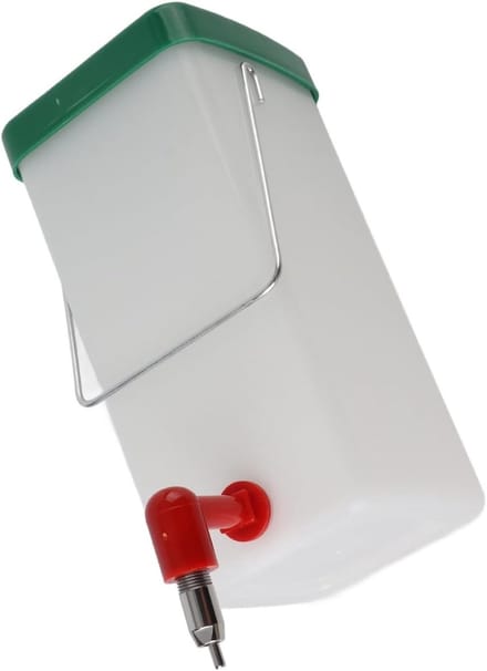 Hangende Gevogeltenippeldrinker voor Buiten, Perfect voor Kippen, Duiven en Vogels - 17 x 8 x 8 cm