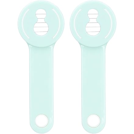 2 Pièces Coupe-Légumes Multifonctionnel Coupe-Haricots Verts Râpe Haricots Longs Accessoires de Cuisine Vert Clair L white