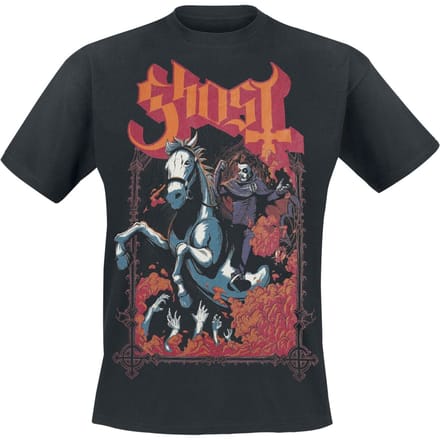 Ghost T-shirt - Charger - S tot L - voor Mannen - zwart