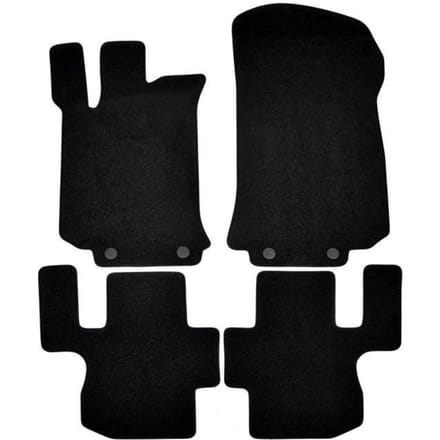 Tapis de sol - Mercedes - R-Class 2011-2013 - 4 pièces - Velours - Antidérapant - Renforcé