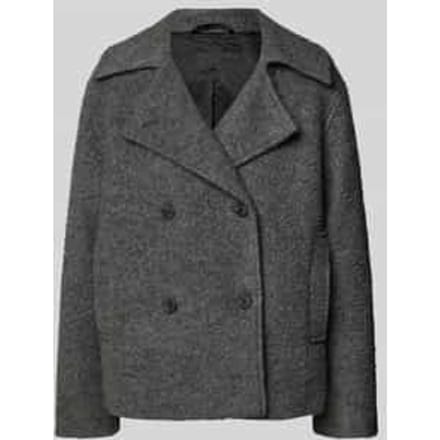 Regular fit wollen jack met dubbele knoopsluiting, model 'ALMA'