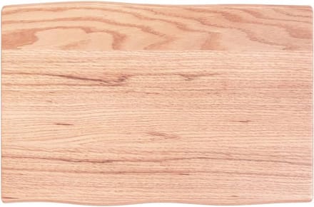 Tafelblad 60x40x2 cm lichtbruin gebeitst eikenhout