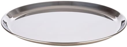APS Dienblad - Serveertray - RVS - Ø 27 cm - Vaatwasserbestendig - Breukvast - Stapelbaar