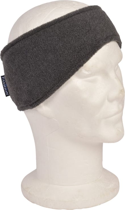 Hoofdband Fleece, Donker Grijs, One Size