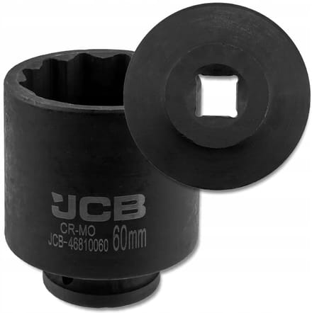 JCB 3/4" Diepe 12-hoek Dop 60mm Cr-Mo Slagdoppen