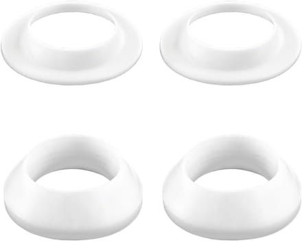 Afvoerafdichting - Afdichtring Pakking - Lekkage Stoppen - Verdikte Siliconen - 56mm Buitendiameter - Wit