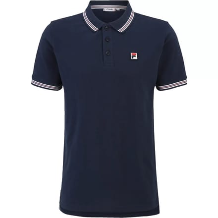 Fila Poloshirt Heren - Blauw - Katoen - Maat M