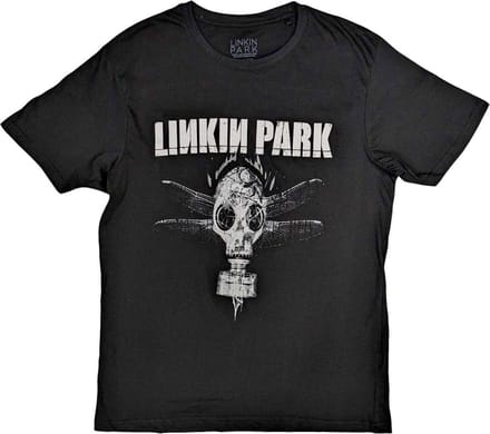 Linkin Park - Gas Mask Heren T-shirt - S - Zwart