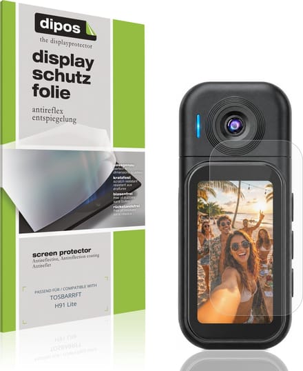 dipos – 4x Matte Beschermfolie geschikt voor TOSBARRFT H91 Lite | Krasbestendige & antireflecterende Screenprotector Ultra-Thin