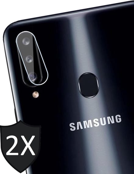 Camera Screenprotector geschikt voor Samsung A20s - 2x Screen Protector Glas