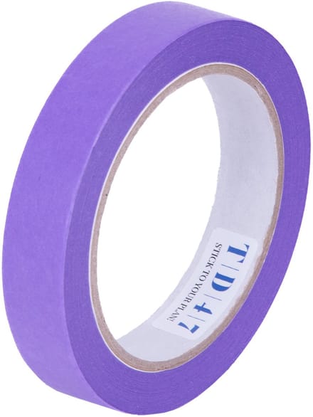 TD47 Maskeertape Low-Tack 19mm x 50m Paars