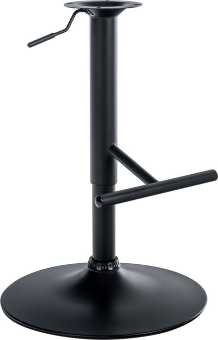 CLP Vervangend T-onderstel voor barkruk - Barkruk frame - zwart