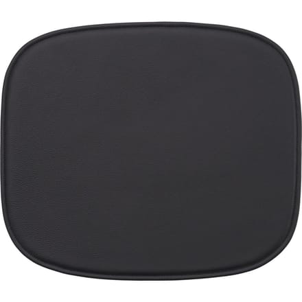 Muuto Fiber Lounge Stoel Zitkussen - Easy Leder - zwart