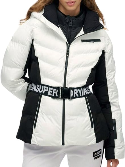 Superdry Luxe Belted Padded Skijas Dames - Maat 6