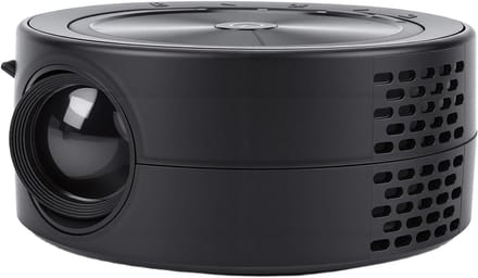 Draagbare Projector - Mini Beamer - Thuisbioscoop Creëren - Oogvriendelijk Diffuus Beeld - 1080P Resolutie - Zwart
