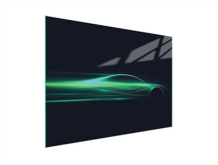 TMK ArtDeko Serie - Snijplank van Glas - 40x30 cm - Hittebestendig - Antislip